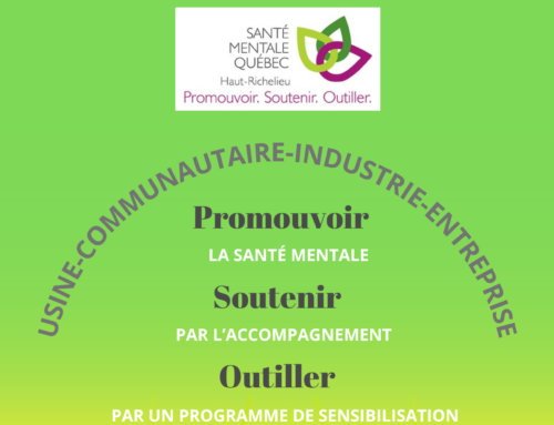 Nouveau programme en santé mentale en milieu de travail – 10 ateliers offerts à la carte